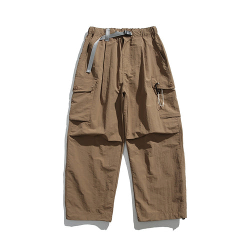 Herren Cargo-Hose im Utility‑Stil mit elastischem Bund und integriertem Gurt Nord Taschen
