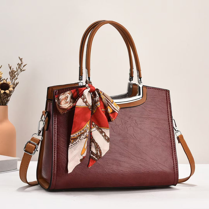 Damen Designer-Handtasche mit eleganter Zierde und abnehmbarem Schultergurt Nord Taschen