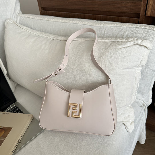 Damen modische Schultertasche mit elegantem Verschluss Nord Taschen