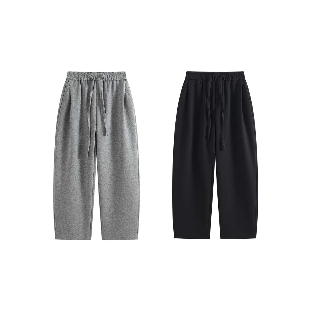 Damen Weite Jogginghose aus Baumwollmischung mit elastischem Kordelbund Nord Taschen