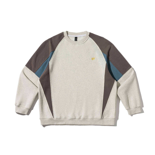 Unisex Colorblock-Sweatshirt mit Raglanärmeln und strukturierter Ziernaht Nord Taschen