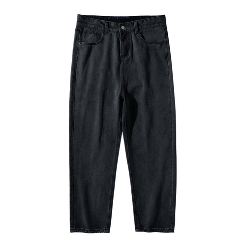 Damen Hochgeschnittene Relaxed-Fit Denim‑Hose mit leicht taillierter Schnittführung und geradem Knöchelabschluss Nord Taschen