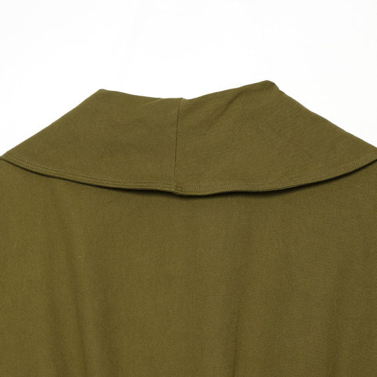 Damen Kurzjacke mit weitem Matrosenkragen, Ballonärmeln und asymmetrischer Schnallenverschluss Nord Taschen