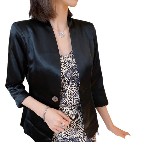 Damen Edler Blazer mit drei Viertelärmeln Nord Taschen
