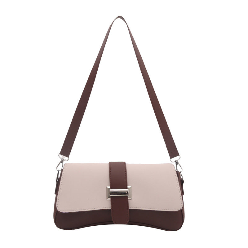 Damen elegante Umhängetasche mit hochwertiger Lederoberfläche und stilvollem Verschluss Nord Taschen
