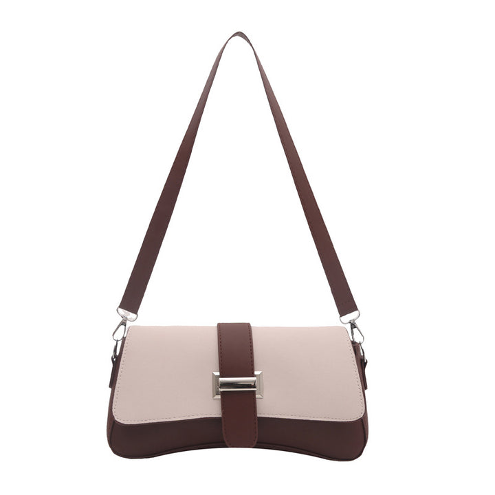 Damen elegante Umhängetasche mit hochwertiger Lederoberfläche und stilvollem Verschluss Nord Taschen