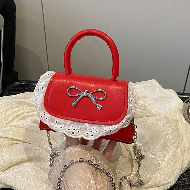 Damen Mini Handtasche mit Rüschendetail Nord Taschen