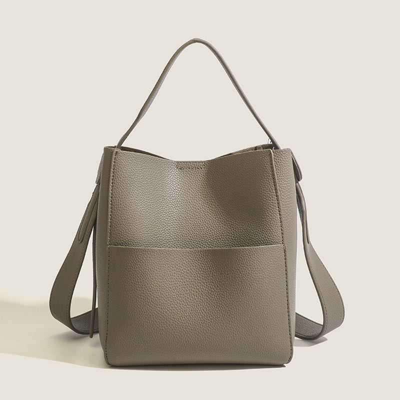 Damen Hobo-Tasche aus hochwertigem Kunstleder mit praktischem Innenfach Nord Taschen