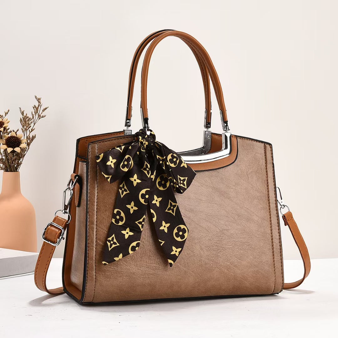 Damen Designer-Handtasche mit eleganter Zierde und abnehmbarem Schultergurt Nord Taschen