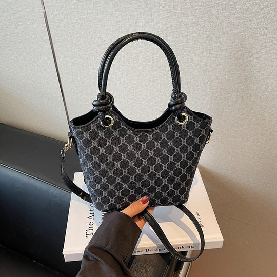 Damen Designer Handtasche mit strukturiertem Muster Nord Taschen