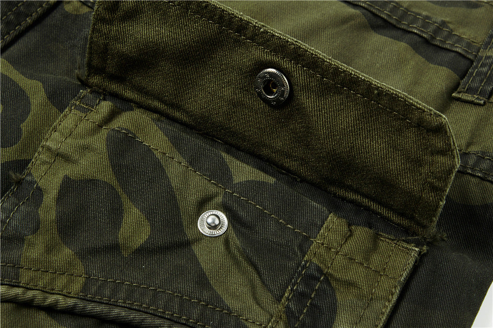 Herren Cargohose im Utility-Stil mit verstärkten Knien, Mehrfachtaschen und Kordelbund Nord Taschen