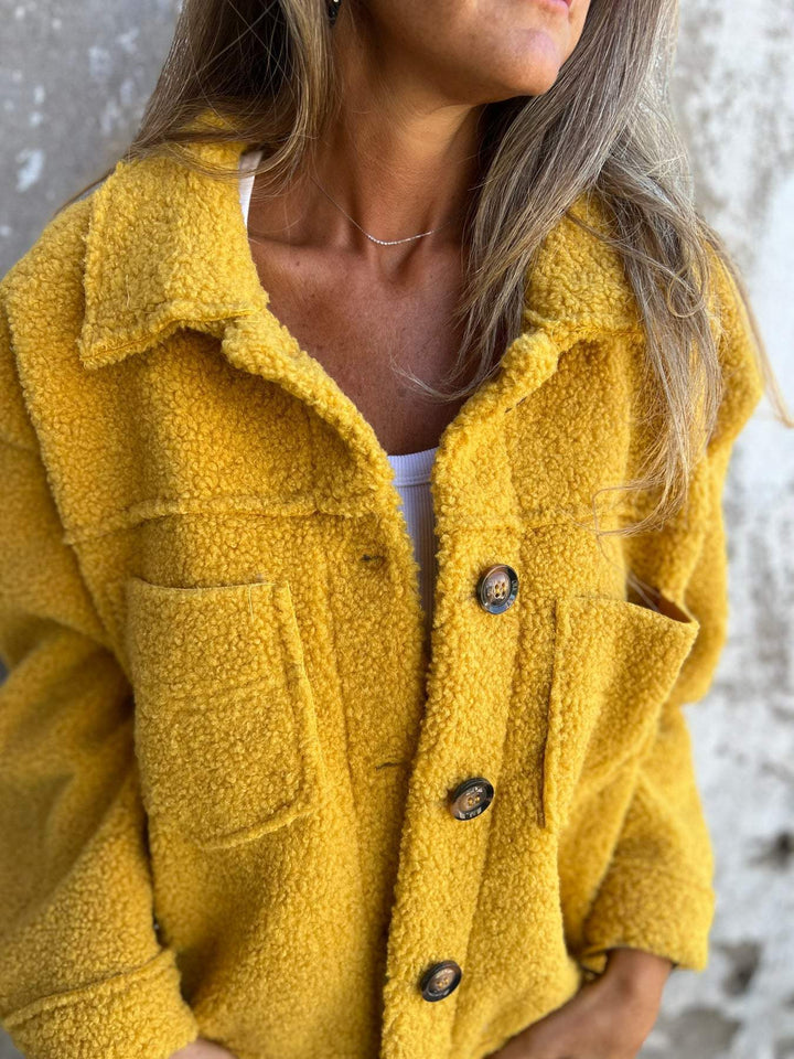 Damen Kuscheliger Fleece-Hemdjacke