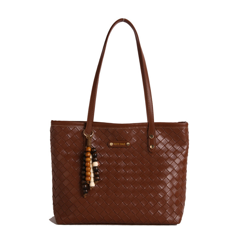 Damen elegante geflochtene Tote Bag Nord Taschen