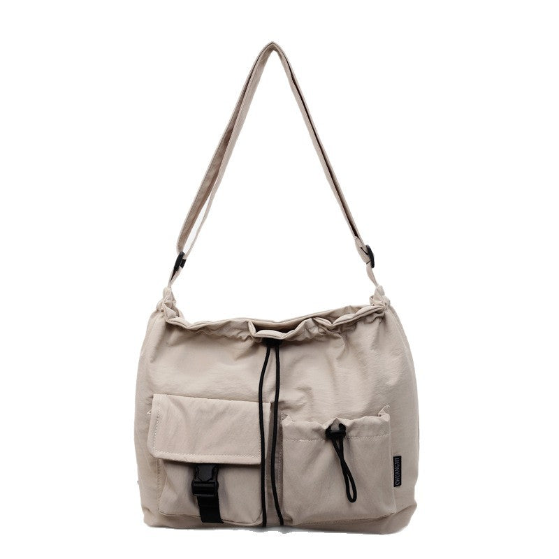 Damen Umhängetasche mit verstellbarem Kordelzug und praktischen Taschen Nord Taschen