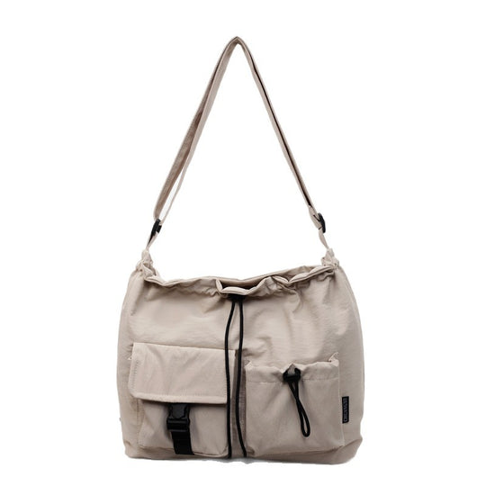 Damen Umhängetasche mit verstellbarem Kordelzug und praktischen Taschen Nord Taschen