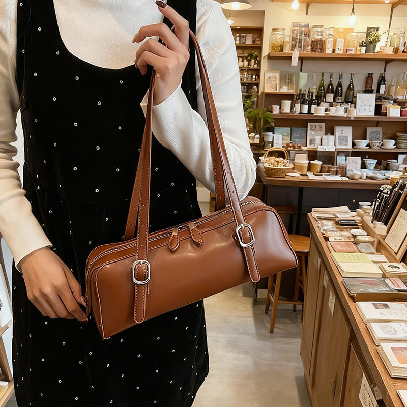 Damentasche mit eleganten Querstreifen und hochwertigem Kunstleder Nord Taschen