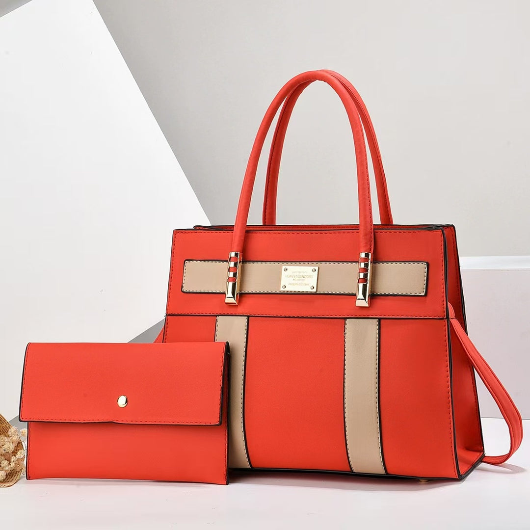 Damen elegante Handtasche mit abnehmbarer Geldbörse Nord Taschen