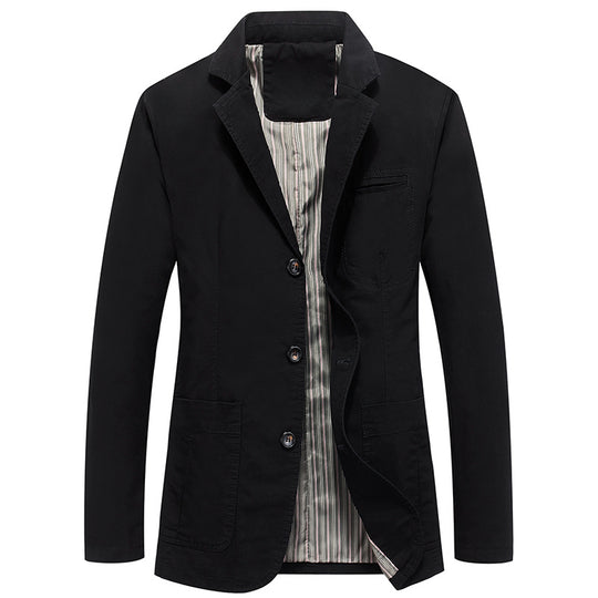Herren Sakko im Casual-Stil mit Drei-Knopf-Front und aufgesetzten Taschen Nord Taschen