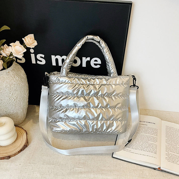 Damen praktische Umhängetasche im modernen Steppdesign Nord Taschen