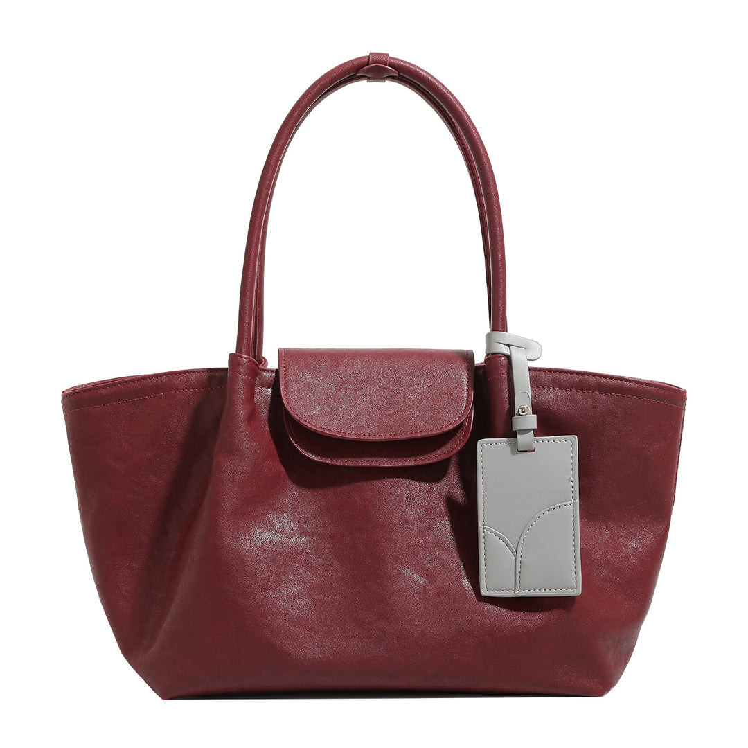 Damen Shopper-Tasche aus hochwertigem Kunstleder mit elegantem Magnetverschluss Nord Taschen