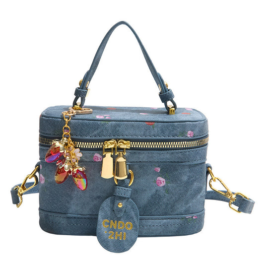 Damen Mini-Rucksack-Handtasche im fröhlichen Kirschdesign mit verstellbarem Schulterriemen Nord Taschen