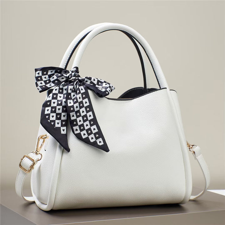 Damen elegante Handtasche mit verspieltem Schleifenakzent Nord Taschen