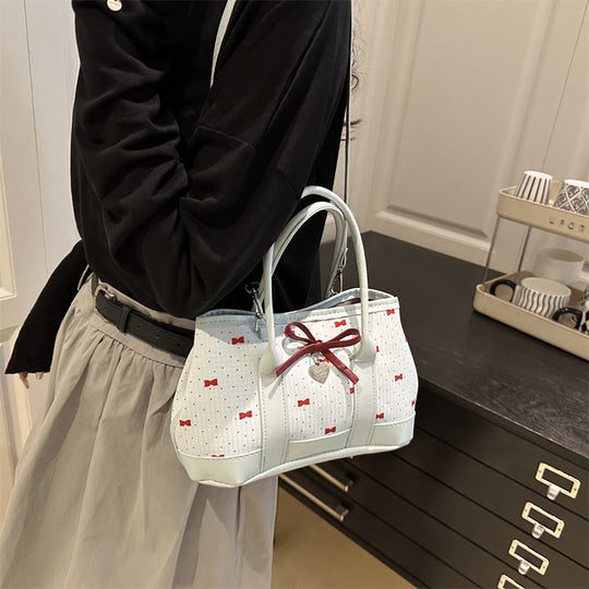 Damen modische Umhängetasche mit verspieltem Schleifendesign Nord Taschen