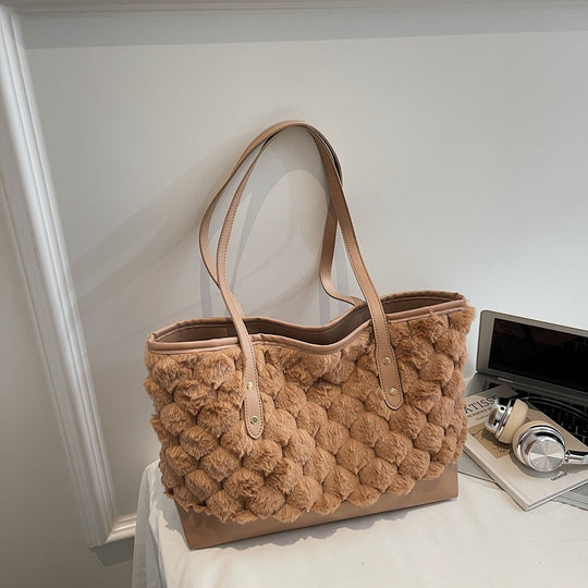 Damen Tote-Bag aus hochwertigem Kunstleder mit strukturiertem Obermaterial Nord Taschen