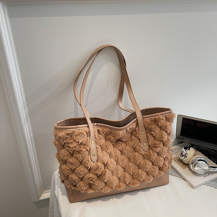 Damen Tote-Bag aus hochwertigem Kunstleder mit strukturiertem Obermaterial Nord Taschen
