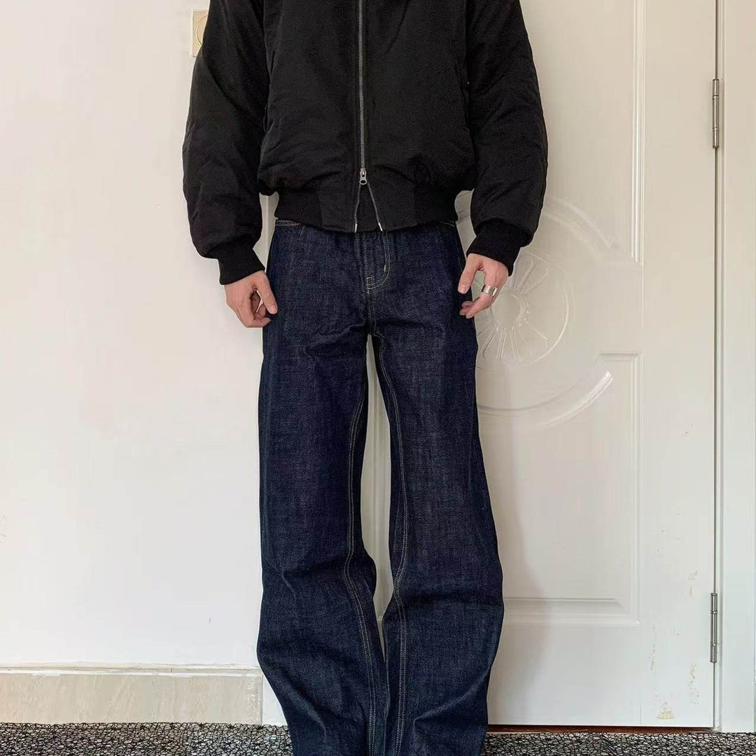 Damen Modische Weitgeschnittene Jeans Nord Taschen