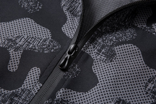 Herren Sportliche Camo-Funktionsjacke Nord Taschen