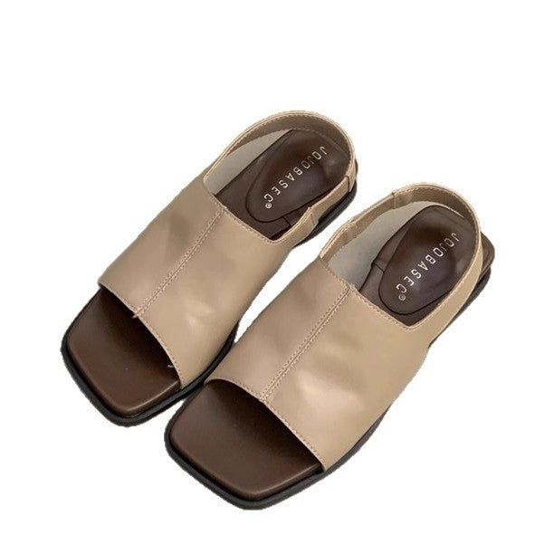 Damen elegante und bequeme Sandalen mit modischem Riemchen und ergonomischer Sohle