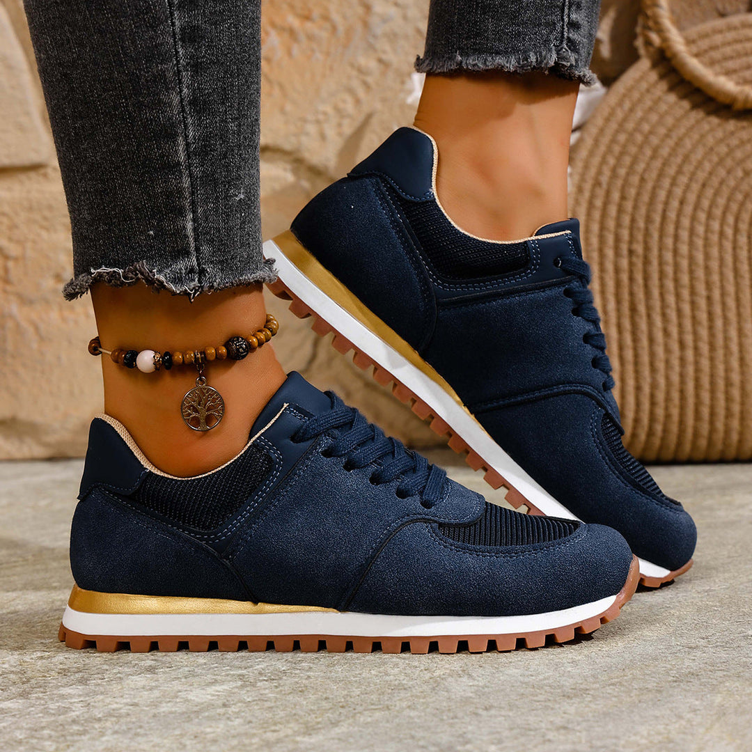 Damen Sportliche Sneakers mit atmungsaktiver Mesh-Oberfläche und rutschfester Sohle