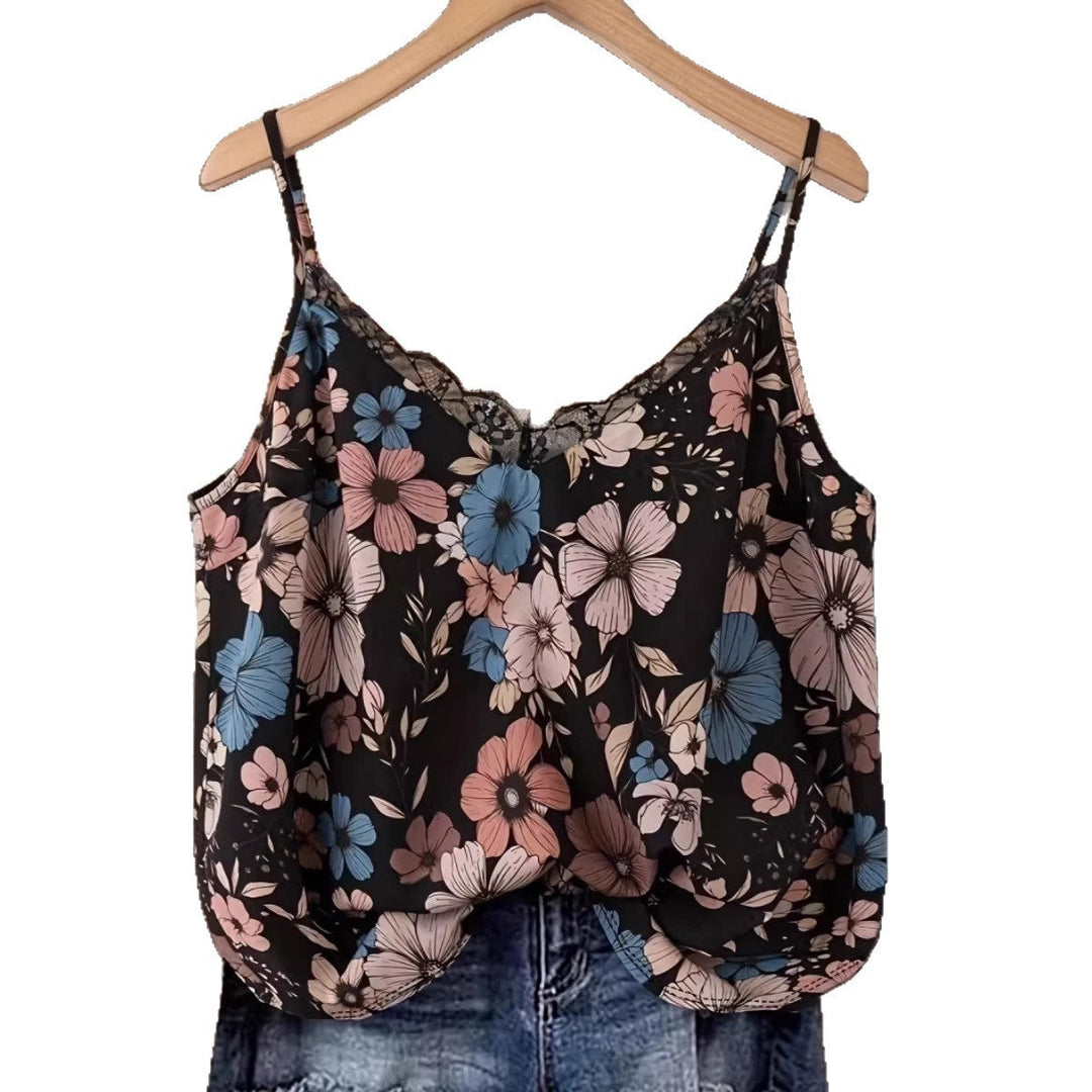 Damen Blusenshirt mit floralem Design Nord Taschen