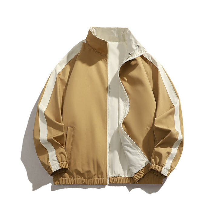 Herren sportliche Übergangsjacke mit elastischen Bündchen und praktischen Reißverschlusstaschen