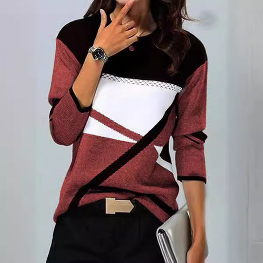 Damen Modischer Pullover Nord Taschen