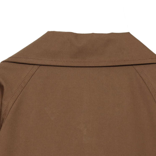 Damen Kurz-Trenchjacke im Cropped‑Schnitt mit doppelreihiger Knopfleiste und Taillengürtel Nord Taschen
