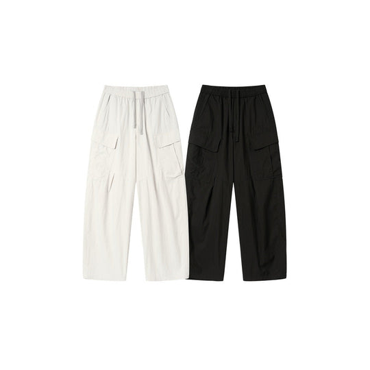 Damen Weite Cargo-Culotte mit elastischem Tunnelzugbund und aufgesetzten Klappentaschen Nord Taschen