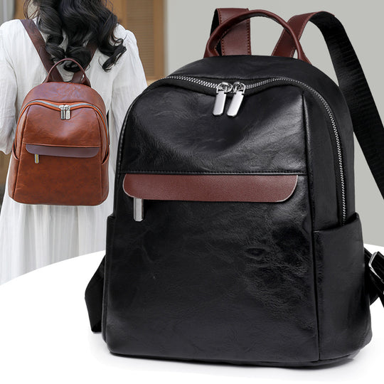 Damen modischer Rucksack mit eleganter Kunstleder-Oberfläche und praktischen Fächern Nord Taschen