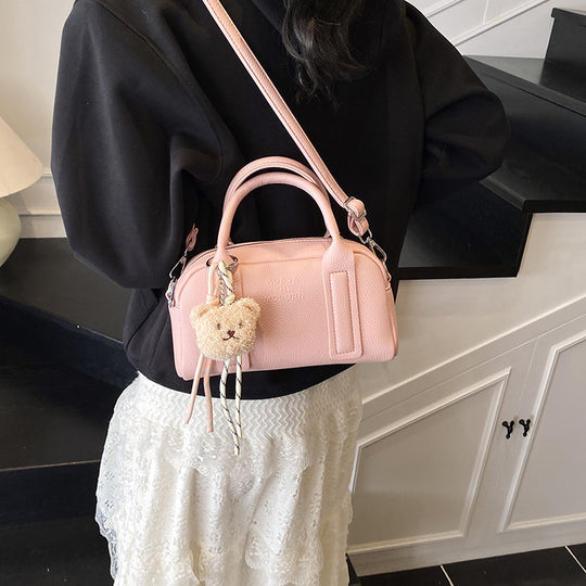 Damen elegante Handtasche mit strukturiertem Obermaterial und abnehmbaren Schulterriemen Nord Taschen
