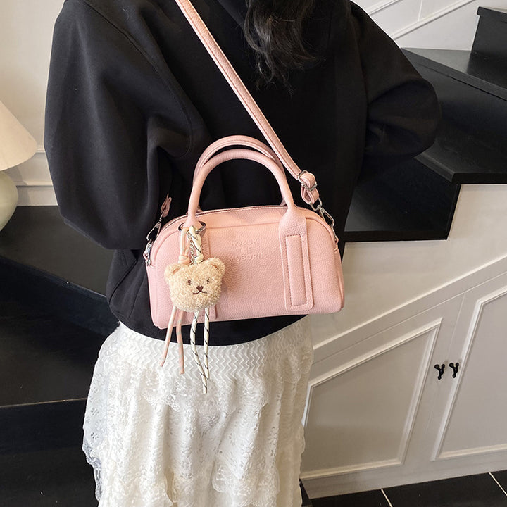 Damen elegante Handtasche mit strukturiertem Obermaterial und abnehmbaren Schulterriemen Nord Taschen