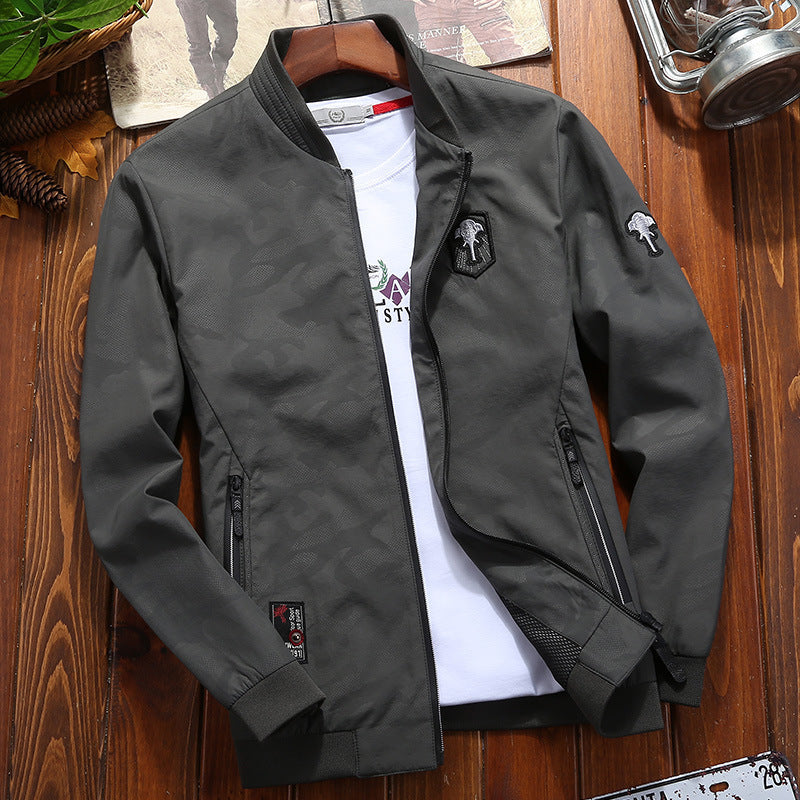 Herren Leichter Softshell-Bomber mit atmungsaktivem Mesh-Futter und Reißverschlusstaschen Nord Taschen