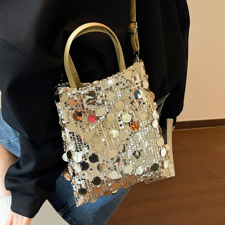 Damen Glitzernde Tasche mit verstellbarem Schulterriemen Nord Taschen