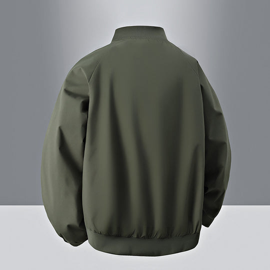 Herren Bomberjacke mit hohem Kragen und praktischen Taschen Nord Taschen