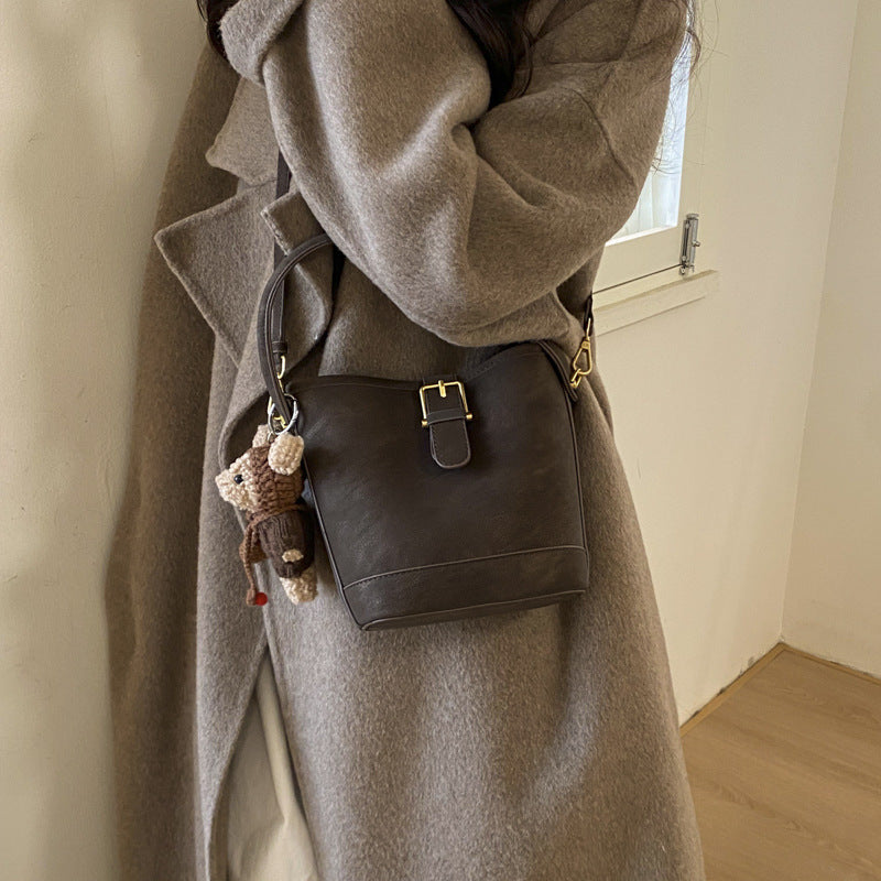 Damen Hobo- und Mini-Handtaschen Set mit verspieltem Anhänger Nord Taschen