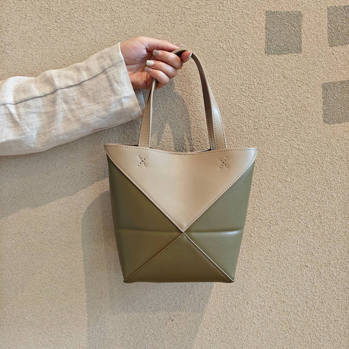 Damen elegante geometrische Tragetasche Nord Taschen