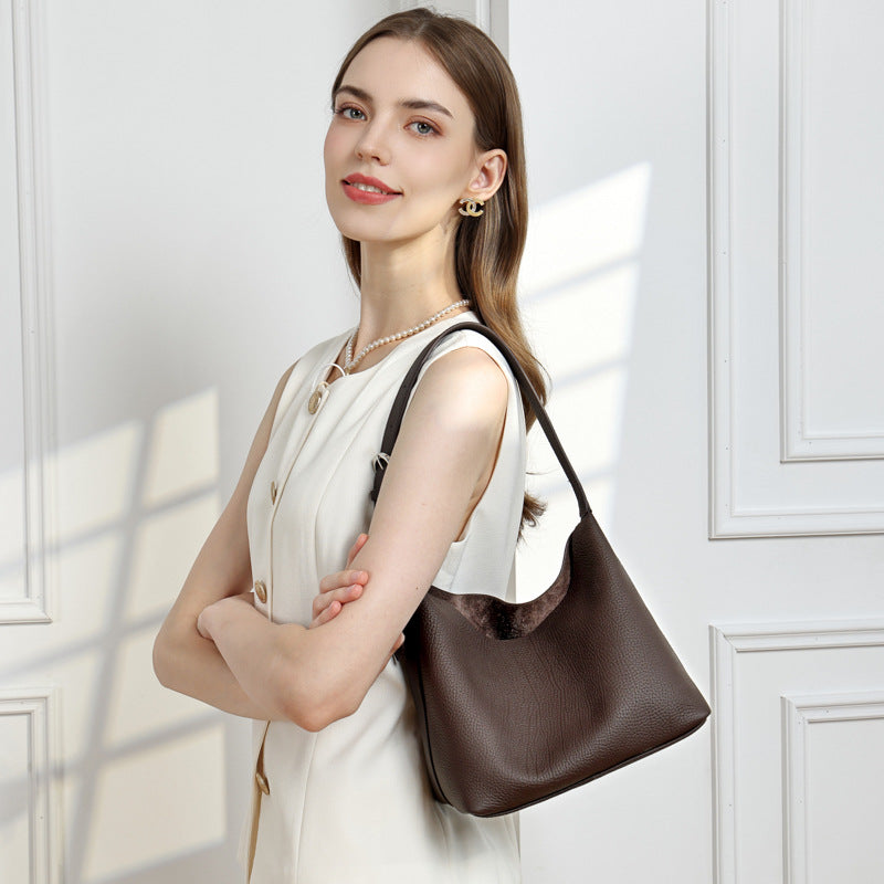 Damen Hobo-Tasche aus strukturiertem Kunstleder Nord Taschen