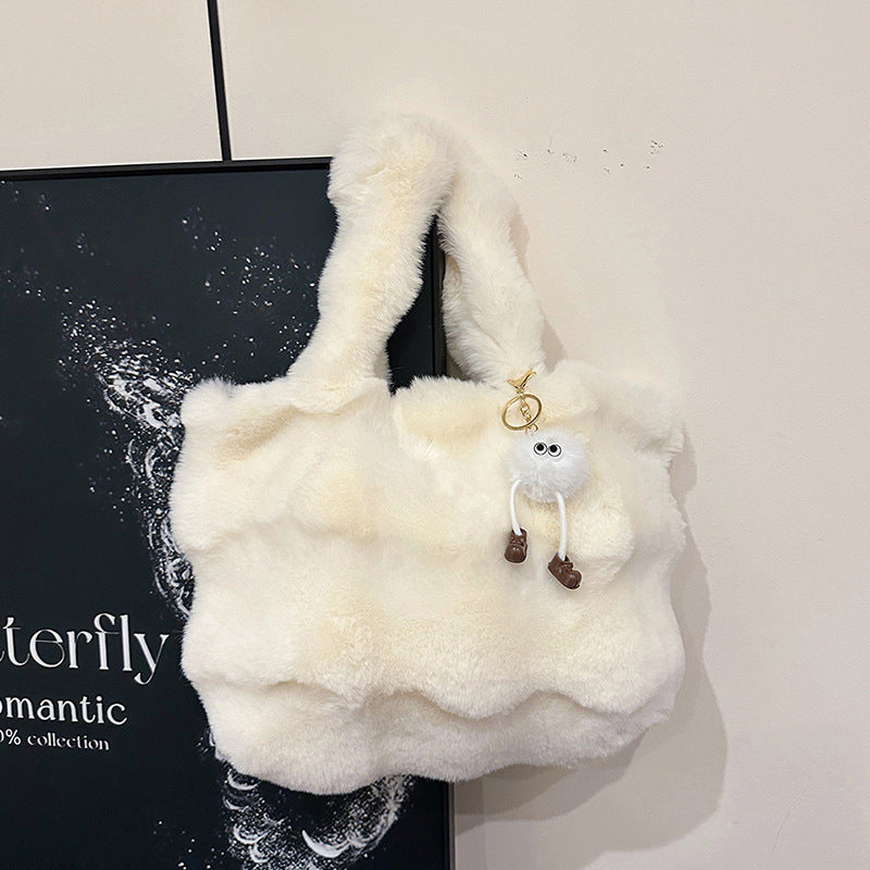 Damen Pelzhandtasche Nord Taschen