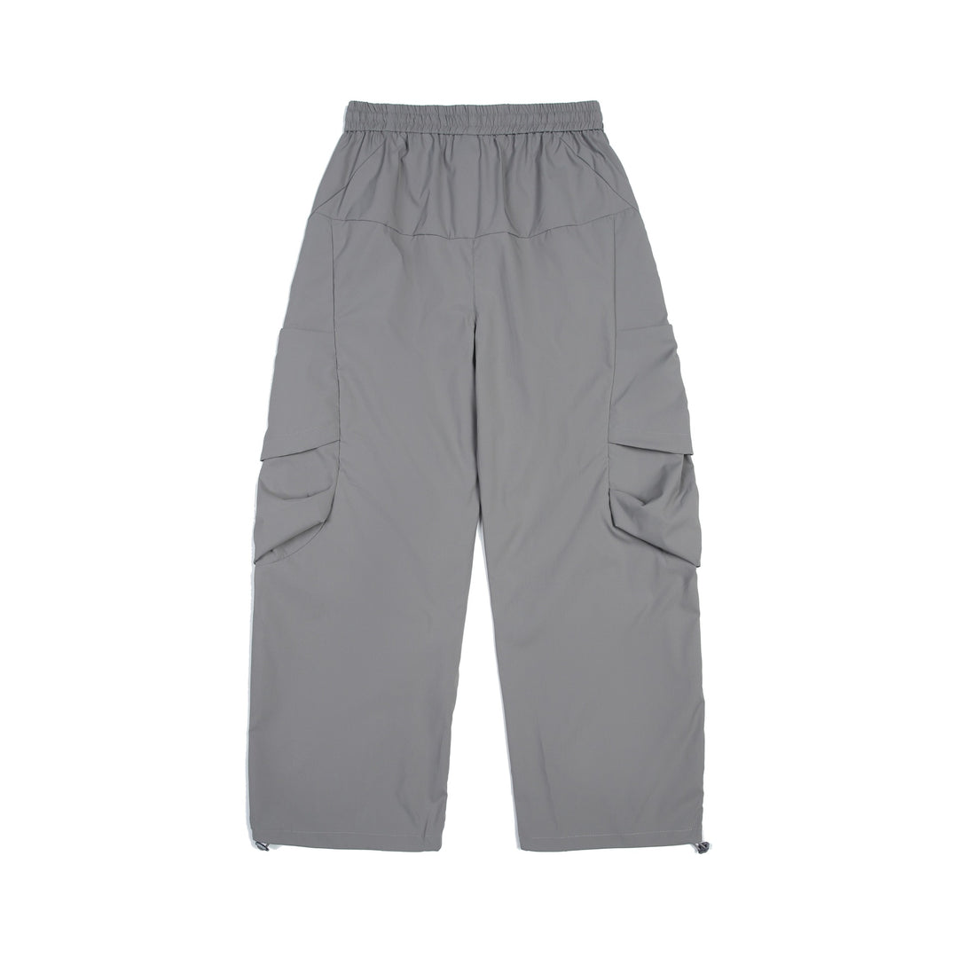 Herren Funktionale Cargo‑Hose im Tech‑Nylon mit elastischem Bund und Kordelzug Nord Taschen