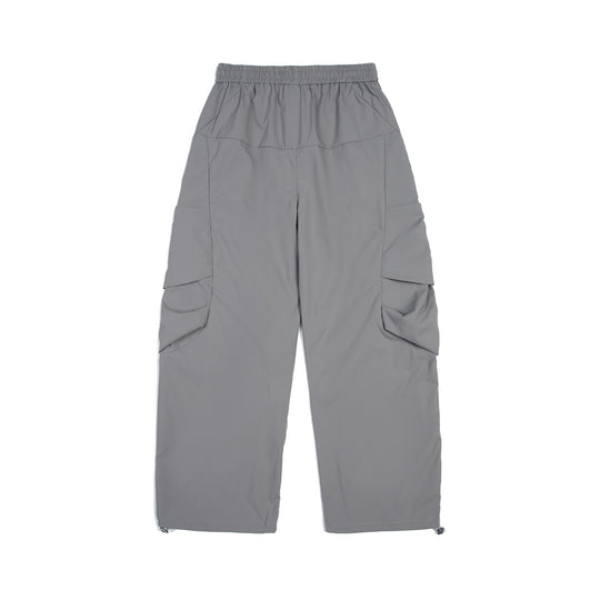 Herren Funktionale Cargo‑Hose im Tech‑Nylon mit elastischem Bund und Kordelzug Nord Taschen